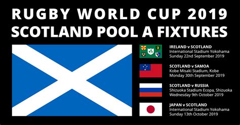 scotland rugby world cup fixtures